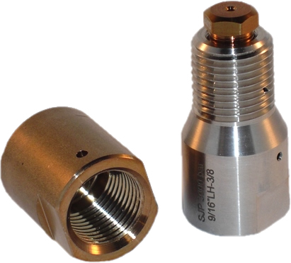 3872 nozzle holder for high pressure waterjet nozzles