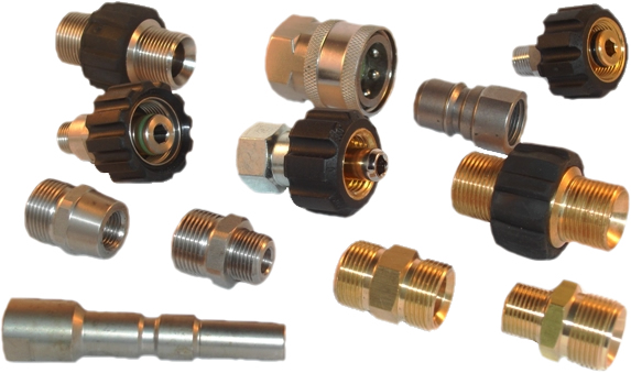 adaptors up to 600 Bar for high pressure waterjet hose lance nozzle