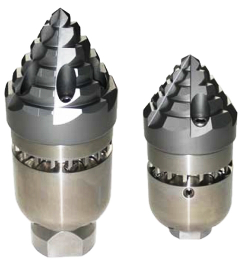wolf's and cutter high pressure waterjet spinjet nozzle for sewer and pipe cleaning picture