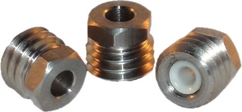 M8 outside hex ceramic nozzle for high pressure waterjet cleaning