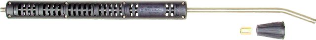 MT2 waterjet lance with black isolation bended 280 bar for waterjet cleaning nozzle and hose pic