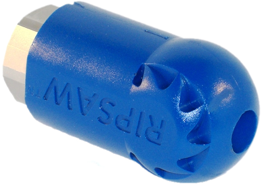 ripsaw nozzle high pressure waterjet orbital nozzle for sewer and pipe and tube cleaning   pic
