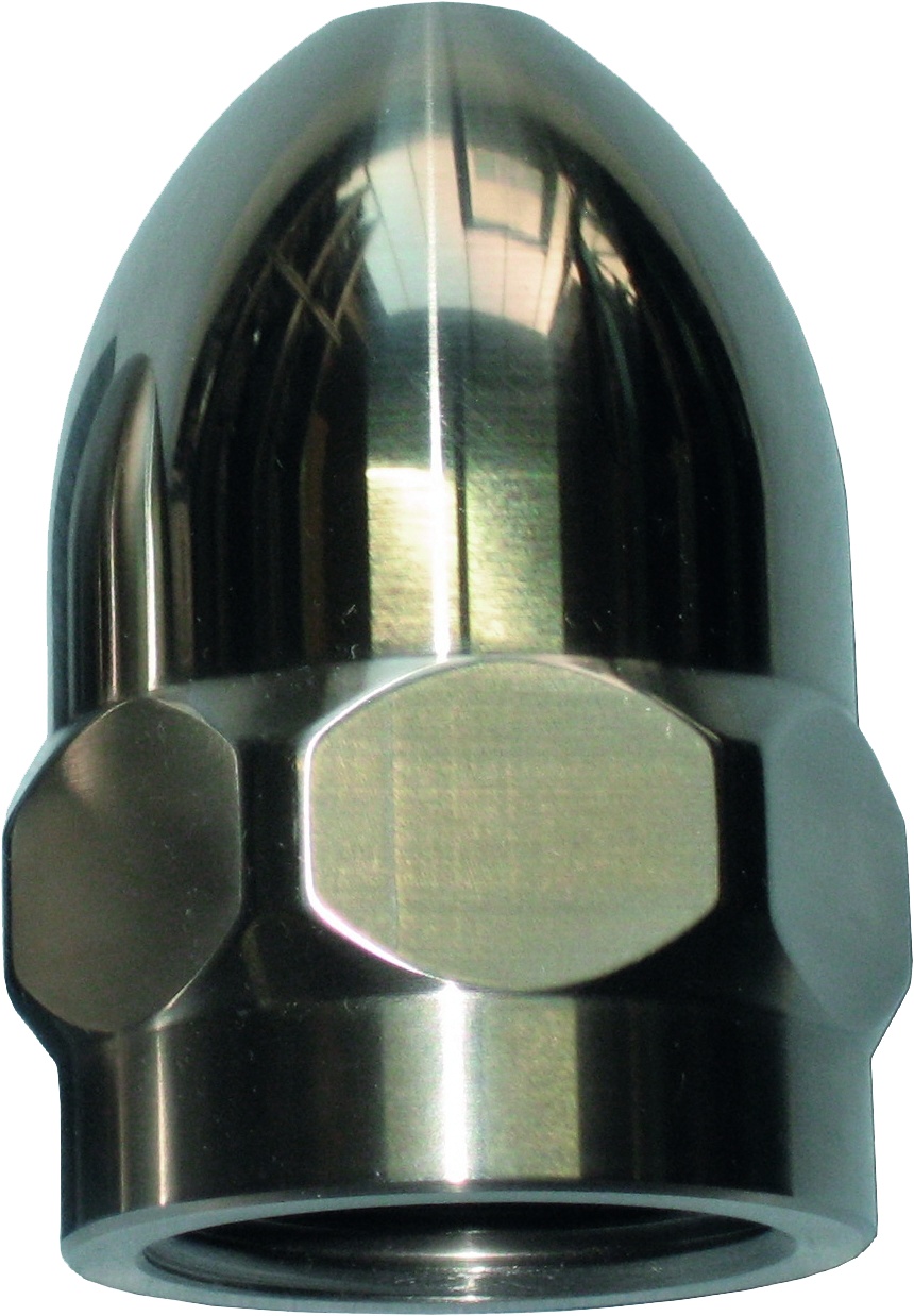 steel handhose single jet nozzle for high pressure waterjet sewer cleaning  picture